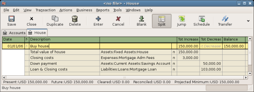 Mortgage Split Transaction